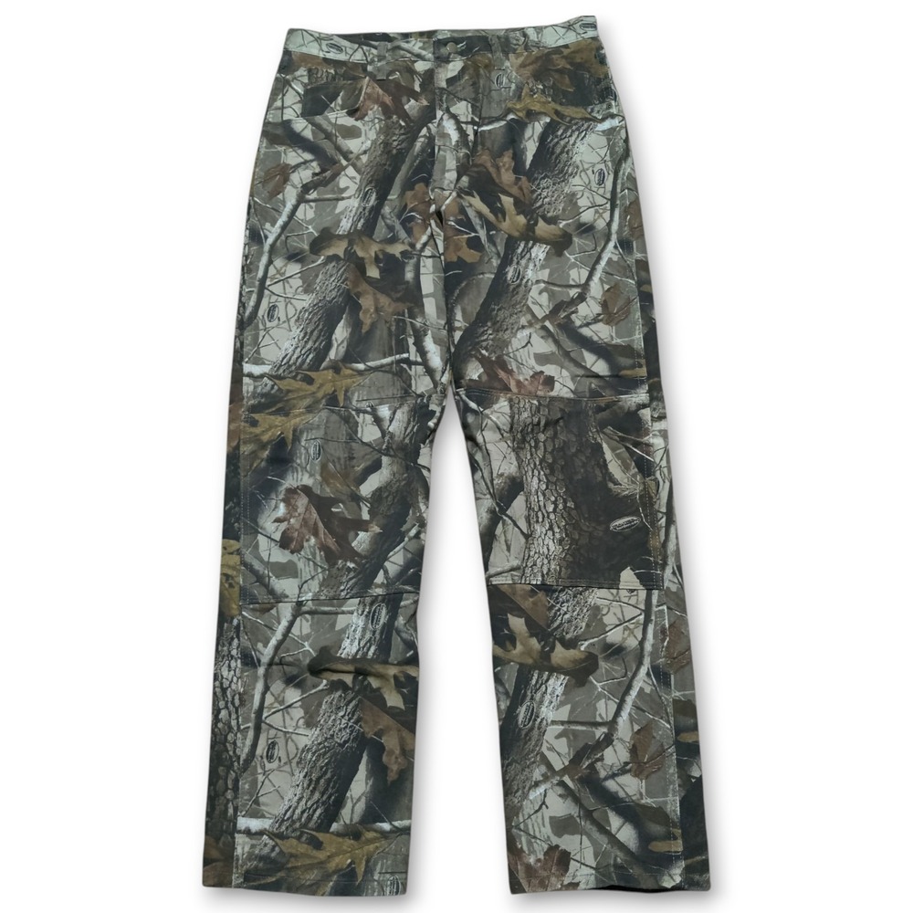 Wrangler Jeans Mens 35 x 33 Realtree Camo Double Knee Pants Workwear Vintage